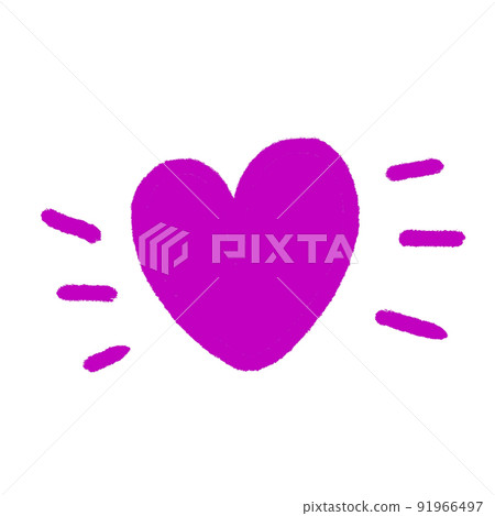 Handwritten heart Handwritten heart 91966497