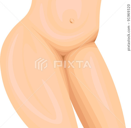婦女婦女婦產科美容下半身插圖 91969320