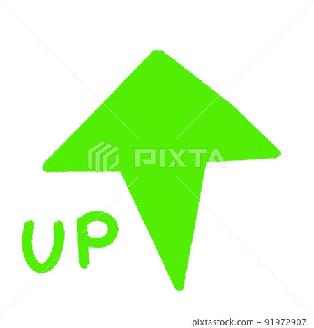 Arrow up rise 91972907