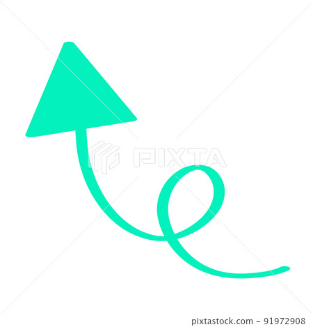 Arrow up rise 91972908