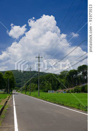 相川里山的積雨雲 相川里山的積雨雲 91973013