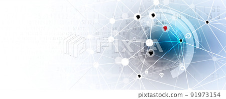 Conceptual technology illustration of artificial intelligence Conceptual technology illustration of artificial intelligence 91973154