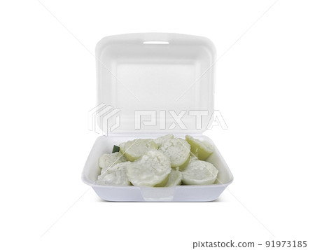 Thai dessert on white background 91973185