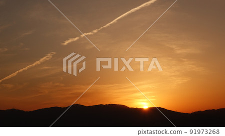 京都夕陽 91973268