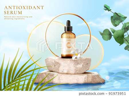 3d summer beach beauty ad template 3d summer beach beauty ad template 91973951