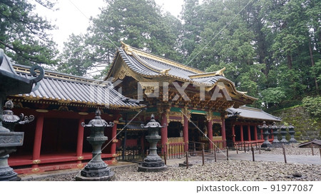 Nikkosan Taiyu-in Temple, behind the Yasha Gate [Tochigi, Japan] 91977087