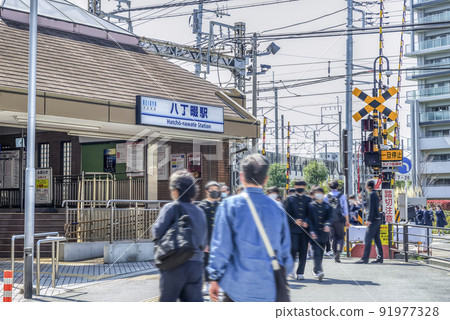 Cityscape of Kawasaki City, Kanagawa Prefecture Hatchobane Station Cityscape of Kawasaki City, Kanagawa Prefecture Hatchobane Station 91977328