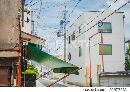 Scenery of the back town [Matsumoto City] 91977582