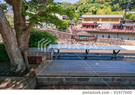(Shizuoka) Shuzenji Onsen River Terrace Sugi no Yu (footbath) (Shizuoka) Shuzenji Onsen River Terrace Sugi no Yu (footbath) 91977600