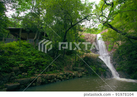 Fukaya Waterfall and 龗 Shrine 3 Bizen City, Okayama Prefecture 91978104