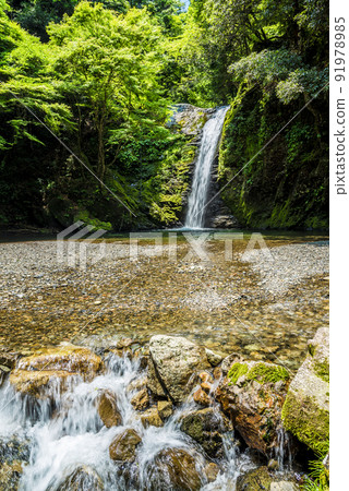 《Gifu Prefecture》 Hida-Kanayama, Yokotanikyo Four Waterfalls, Shirataki 《Gifu Prefecture》 Hida-Kanayama, Yokotanikyo Four Waterfalls, Shirataki 91978985