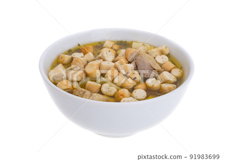 chicken broth isolated chicken broth isolated 91983699