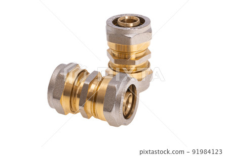 copper adapter for faucet isolated 91984123