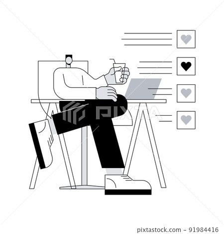 Wishlist abstract concept vector illustration. Online shopping wishlist, e-commerce website, add to personalized collection, user account, product in stock, online retailer abstract metaphor. Wishlist abstract concept vector illustration. Online shopping wishlist, e-commerce website, add to personalized collection, user account, product in stock, online retailer abstract metaphor. 91984416