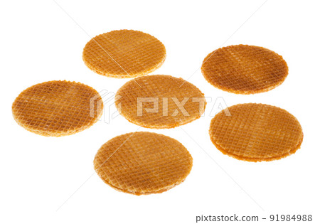 dutch waffles isolated dutch waffles isolated 91984988