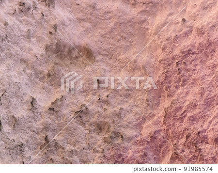 texture, snow in the snow room. artificial material to create an entourage. black dots, dents and marks on the snow. the background. snowball 91985574