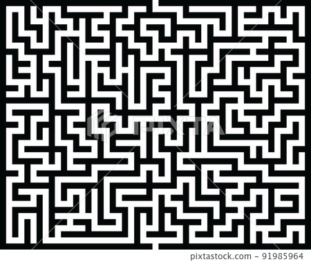 maze, black, puzzle 91985964
