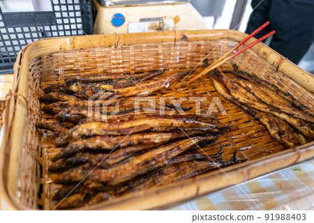 Awaji Island specialty grilled conger eel Awaji Island specialty grilled conger eel 91988403