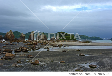 和歌山縣串本町橋鬼岩 和歌山縣串本町橋鬼岩 91989708