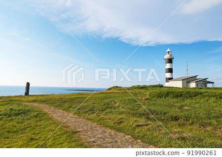 Akita Prefecture / Nyudozaki Lighthouse (Nyudozaki Lighthouse) 50 Lighthouses in Japan 91990261