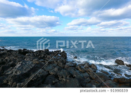 涼爽的海天風光 涼爽的海天風光 91990839