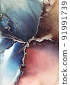 Ink art background alcohol ink art watercolor bleeding texture marble 91991739