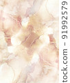 Ink art background Alcohol ink art Watercolor bleeding Texture Soft brown 91992579