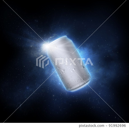 aluminum cans with water droplets. the drink quench thirst concept aluminum cans with water droplets. the drink quench thirst concept 91992696