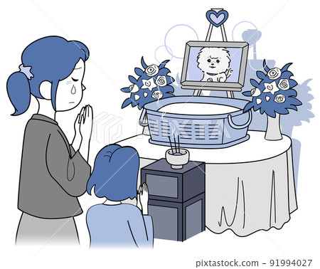 Pet funeral-dog 91994027