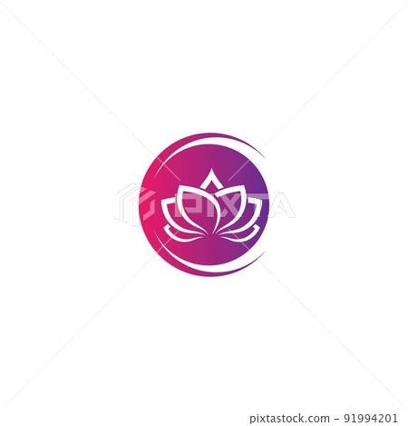 Lotus symbol vector icon illustration Lotus symbol vector icon illustration 91994201