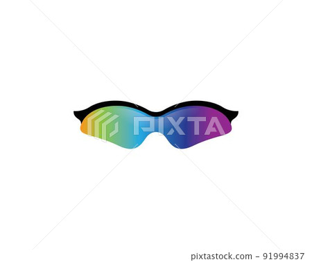 Sport glasses vector icon illustration Sport glasses vector icon illustration 91994837