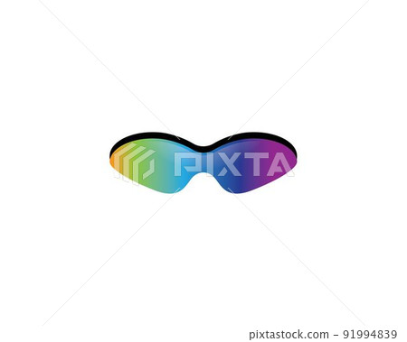 Sport glasses vector icon illustration Sport glasses vector icon illustration 91994839