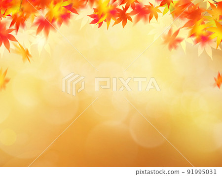Fall background material - Stock Illustration [91995031] - PIXTA