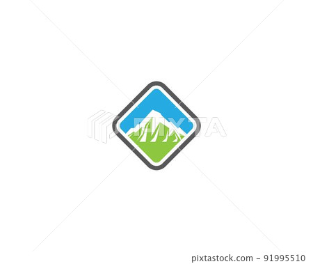 Mountain vector icon illustration design - Stock Illustration [91995510 ...
