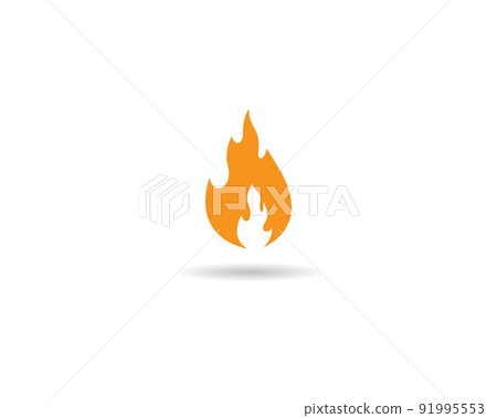Fire symbol vector icon illustration Fire symbol vector icon illustration 91995553