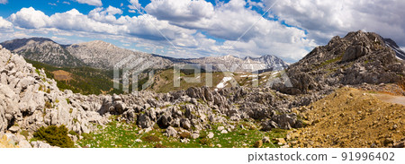 Picturesque view of mountains on the border of Konya and Isparta. Turkey 91996402