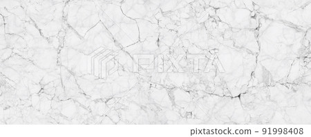 Panorama white marble stone texture for background or luxurious tiles floor and wallpaper decorative design. Panorama white marble stone texture for background or luxurious tiles floor and wallpaper decorative design. 91998408