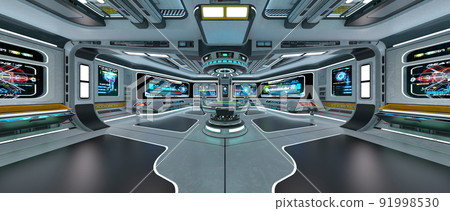 Scenery inside the spacecraft 91998530