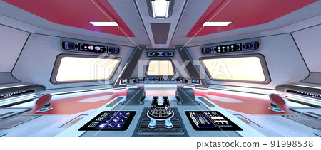 Scenery inside the spacecraft 91998538