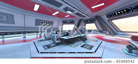 Scenery inside the spacecraft 91998542