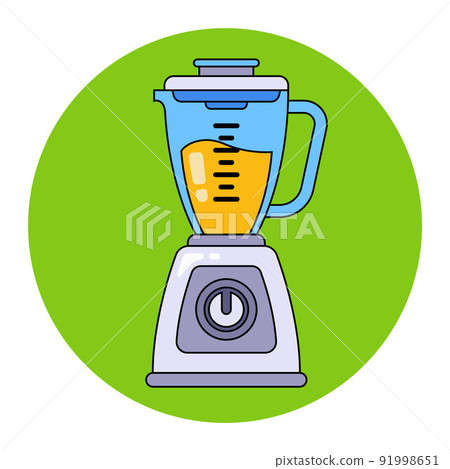 blender makes a vitamin smoothie. 91998651