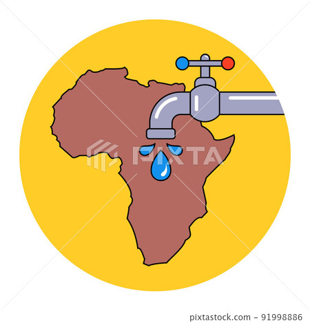 lack of clean drinking water on the African continent. 91998886