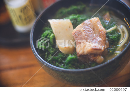 美味的宮古蕎麥麵 Soki 蕎麥麵和海藻 Asa 蕎麥麵午餐沖繩宮古島 92000697