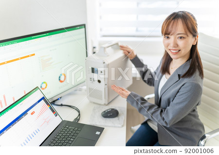 移動電源的使用方法 節能對策 發電量監視器 發電量 耗電量 92001006