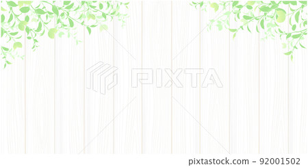 Leaf background ② (white wood grain, horizontal) 92001502