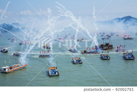 Fireworks Uldolmok Immortal Myeongryang Battle Reenactment Event Fireworks Uldolmok Immortal Myeongryang Battle Reenactment Event 92002781