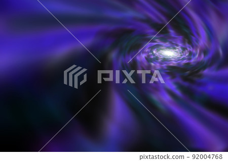 Background material with the image of a warp in outer space (image of a wormhole) 92004768