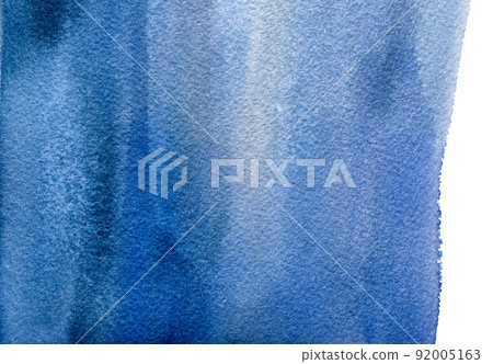 Blue Watercolor brush strokes background. Abstract art Aquarelle texture with torn edge Blue Watercolor brush strokes background. Abstract art Aquarelle texture with torn edge 92005163