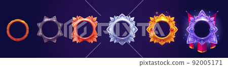 Rank frames, Ui game borders evolution vector set 92005171