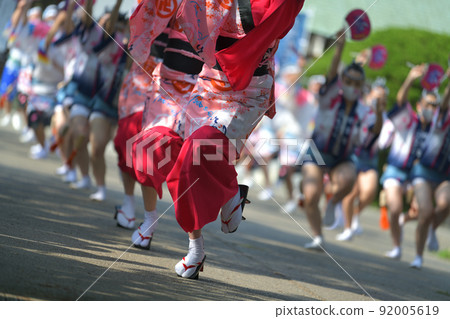 Awa Odori Spring Festival Tokushima City Famous Women's Dance Awa Odori Spring Festival Tokushima City Famous Women's Dance 92005619